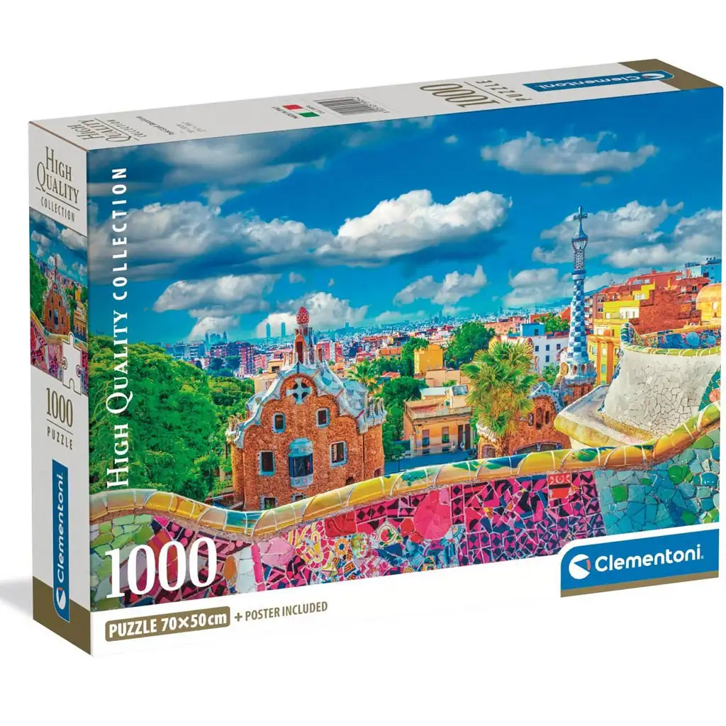 Park Güell Barcelona HQC 1000db-os puzzle - Clementoni kép 1
