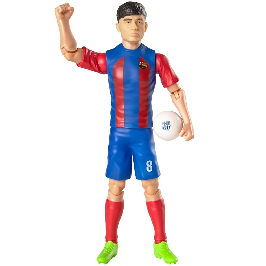 Focista akciófigura, 20 cm - FC Barcelona, Pedri 8-as mezben kép 3