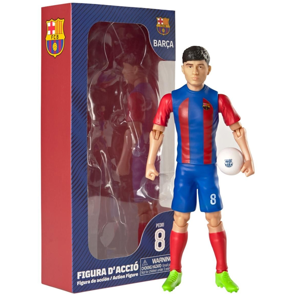 Focista akciófigura, 20 cm - FC Barcelona, Pedri 8-as mezben kép 1