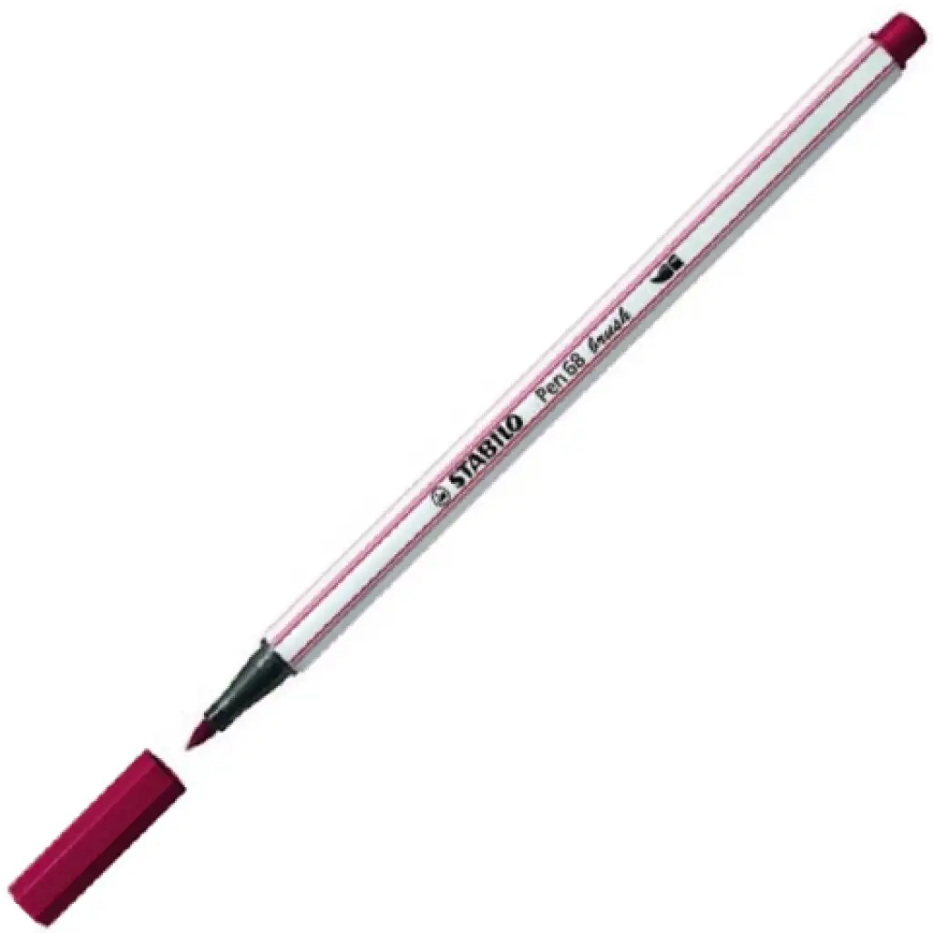 Stabilo: Pen 68 brush ecsetfilc bordó kép 1