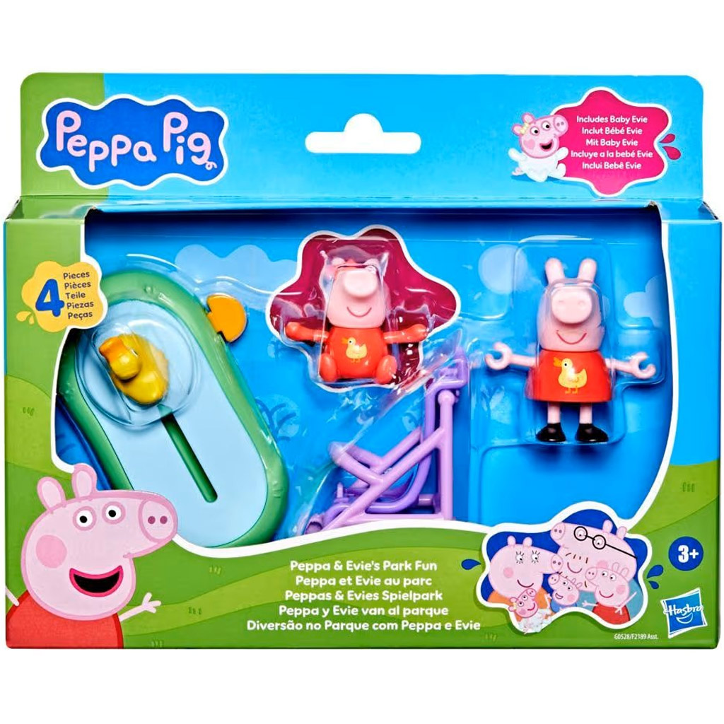 Peppa Malac: Peppa élményei - Peppa és Evie a parkban játékszett - Hasbro kép 1