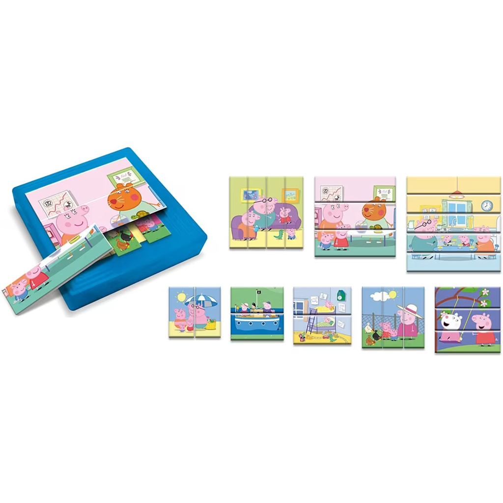 Peppa malac 8 az 1-ben 25db-os progresszív puzzle - Lisciani kép 3