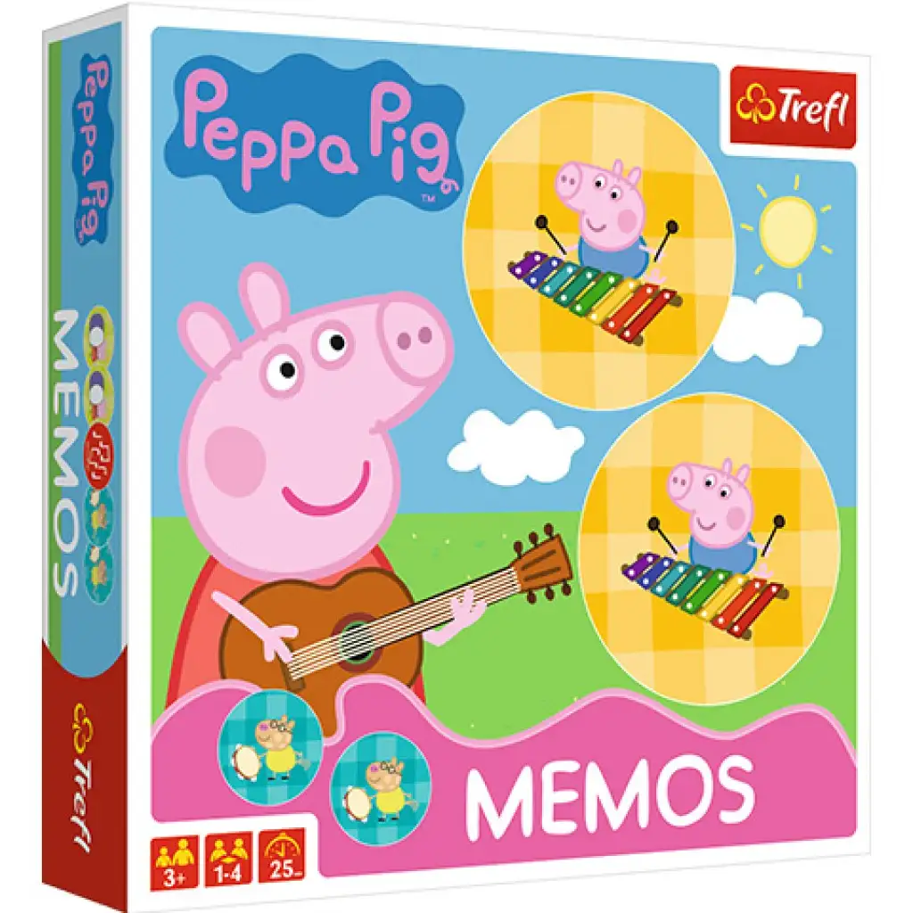 Peppa malac és barátai memóriajáték - Trefl kép 1