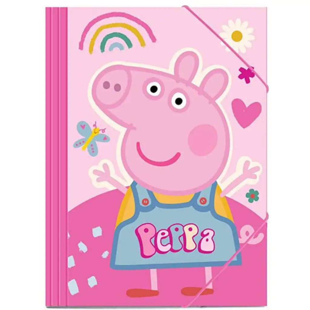 Peppa malacos rózsaszín gumis mappa 25x35cm kép 1