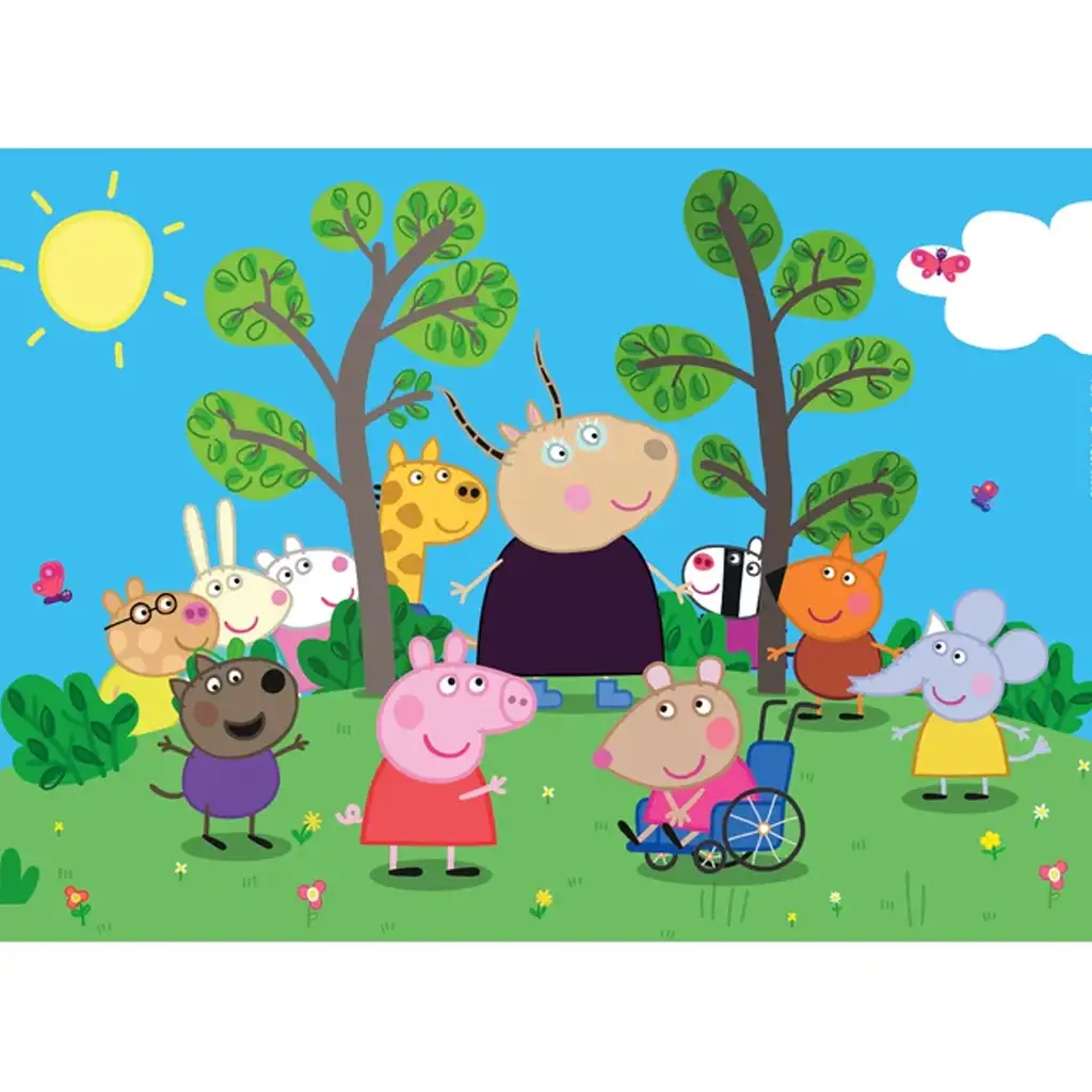 Peppa malac és barátai 24db-os maxi supercolor puzzle - Clementoni kép 2