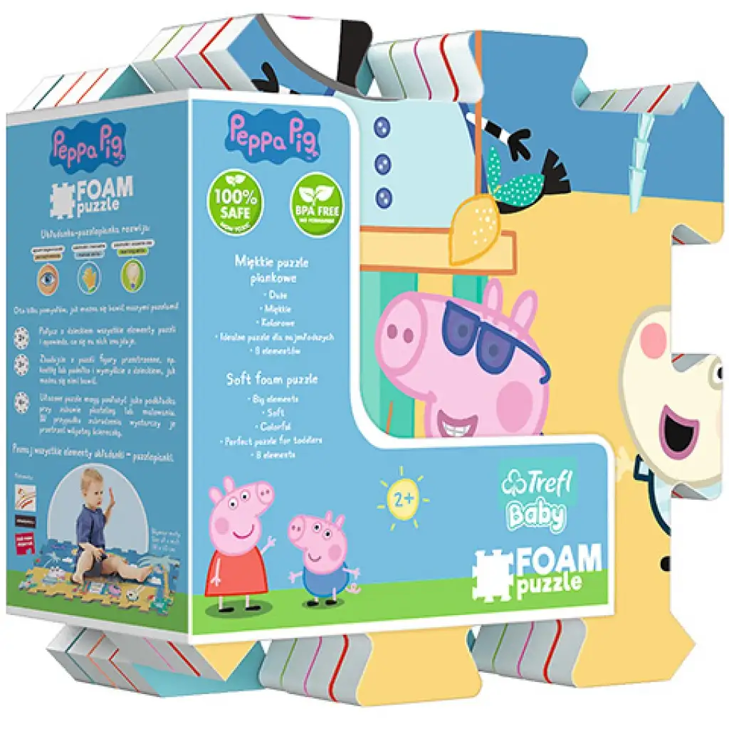 Peppa malac nyaral szivacs puzzle - Trefl kép 1
