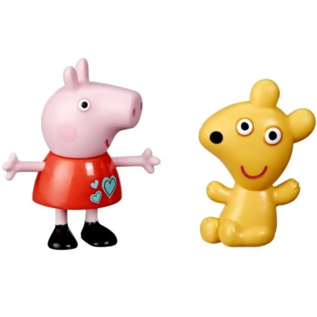 Peppa malac: Peppa malac és Teddy maci figura szett - Hasbro kép 1