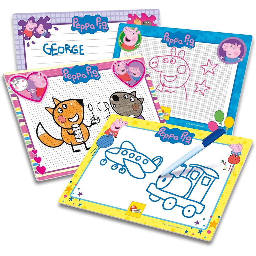 Peppa malac rajziskola készlet - Lisciani kép 3