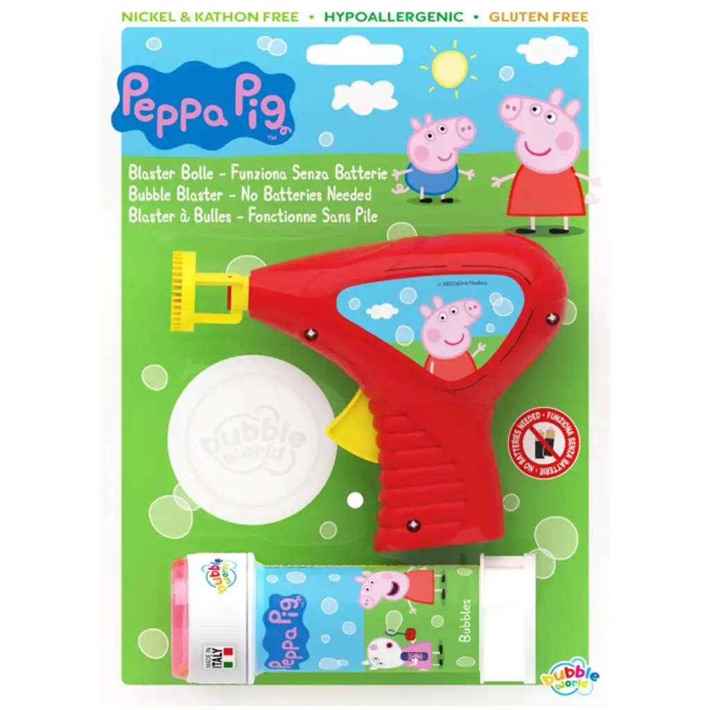 Peppa malac buborékfújó pisztoly szett kép 1