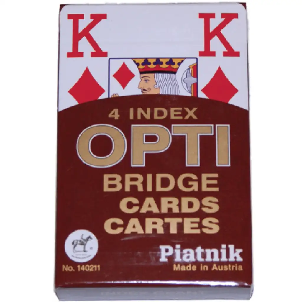 Römikártya 4 Indexes Opti Bridzs - Piatnik kép 1