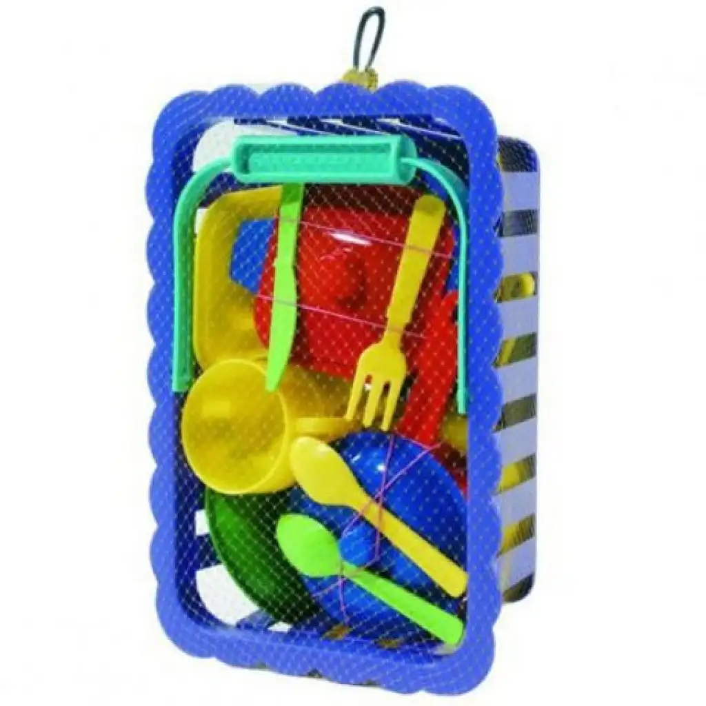 Piknik lábas főzőkészlet kosárban - D-Toys kép 1