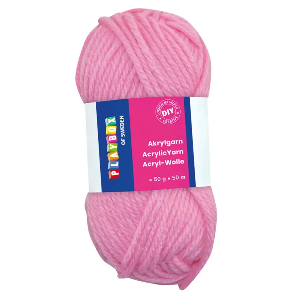 PlayBox: Akril fonal 50g pink kép 1