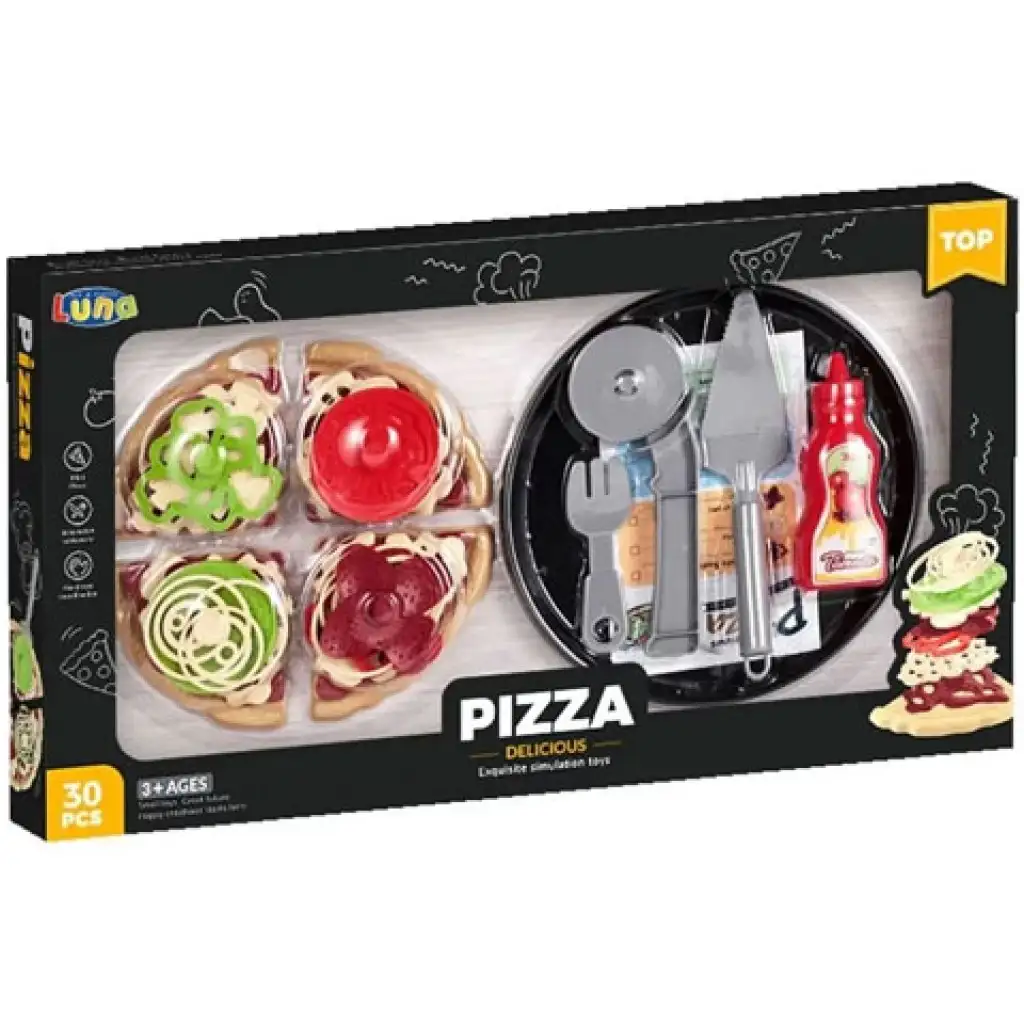 Pizzakészítő játékszett 30db-os kép 1