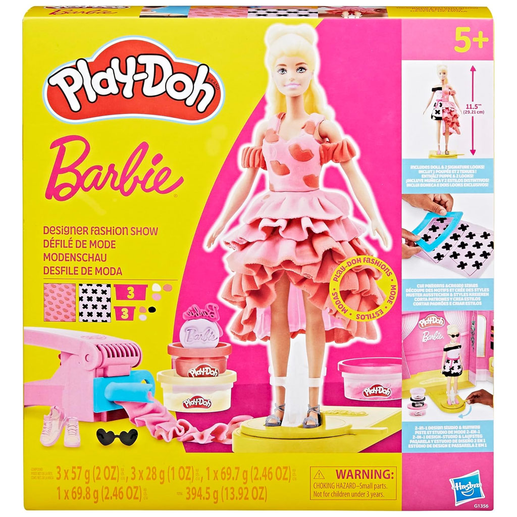Play-Doh: Barbie divatbemutató gyurma szett - Hasbro kép 1