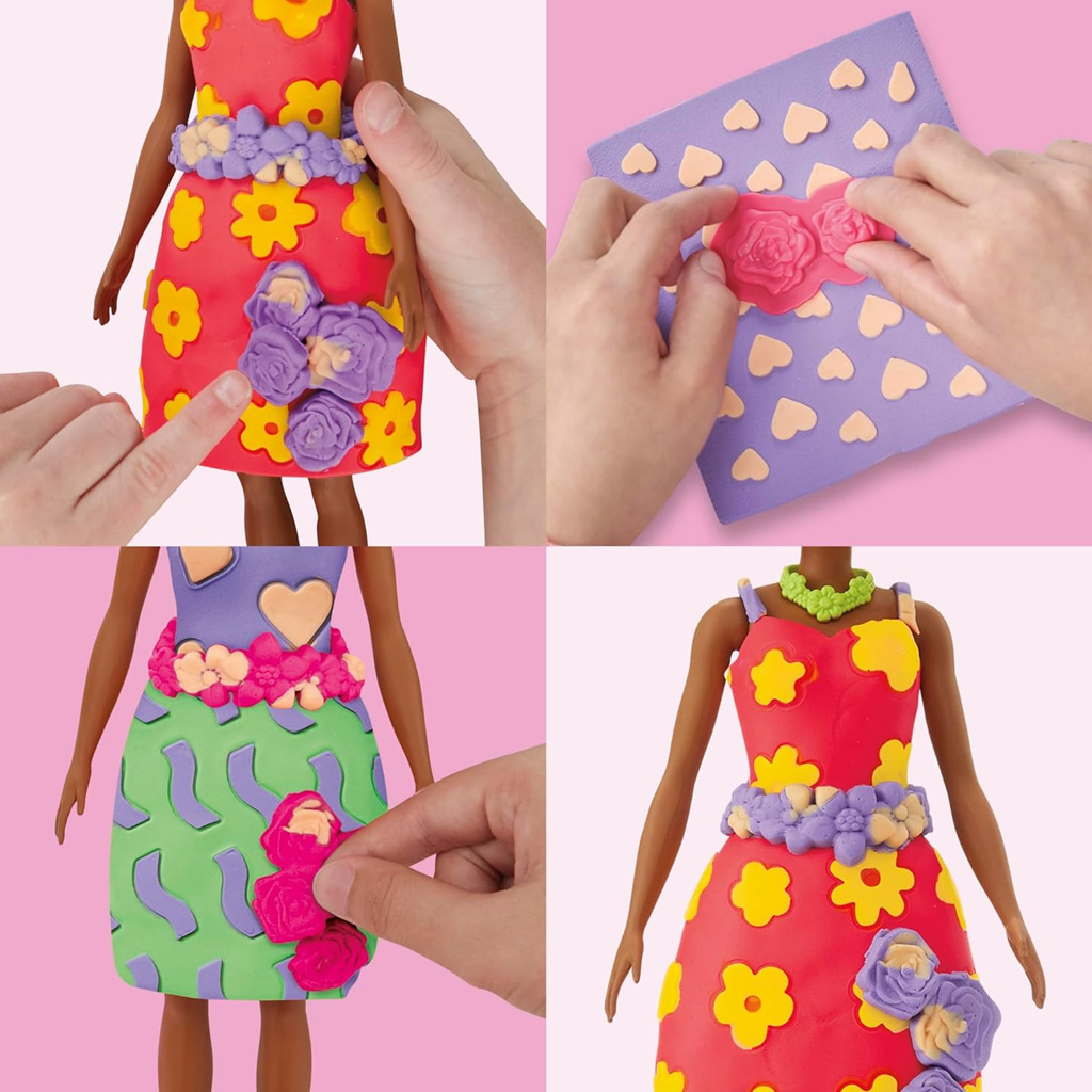 Play-Doh: Barbie virágok gyurma szett - Hasbro kép 2
