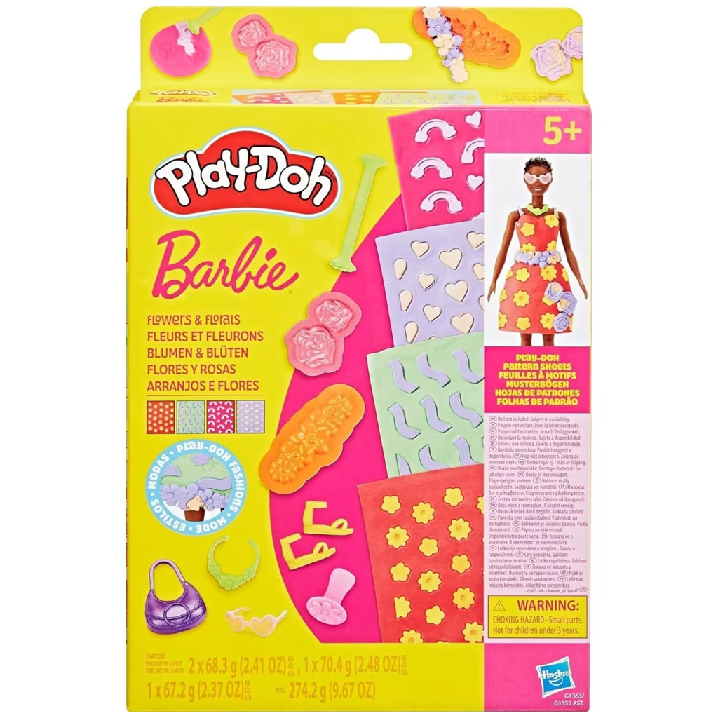 Play-Doh: Barbie virágok gyurma szett - Hasbro kép 1