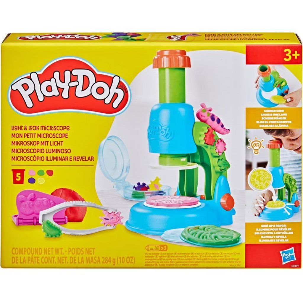Play-Doh: Wonder Glow mikroszkópos gyurmaszett világító elemekkel – Hasbro kép 1