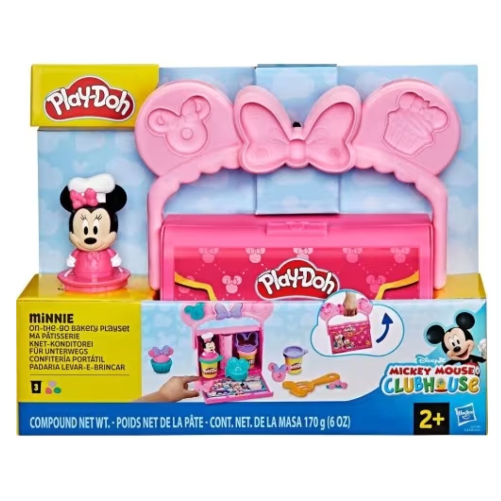 Play-Doh: Disney Jr. On-The-Go Minnie hordozható gyurmaszett - Hasbro kép 1