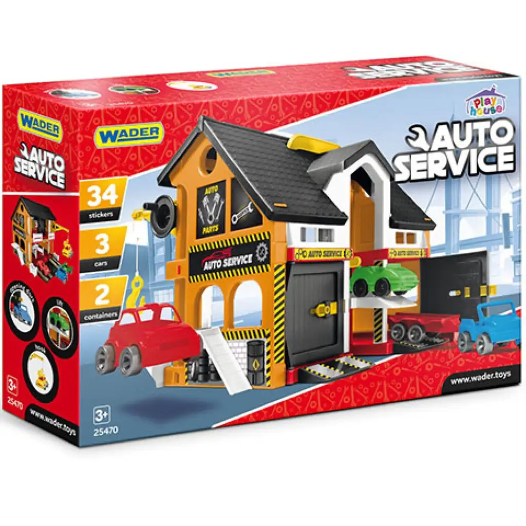 Play House Autós szerelőműhely játékszett - Wader kép 1