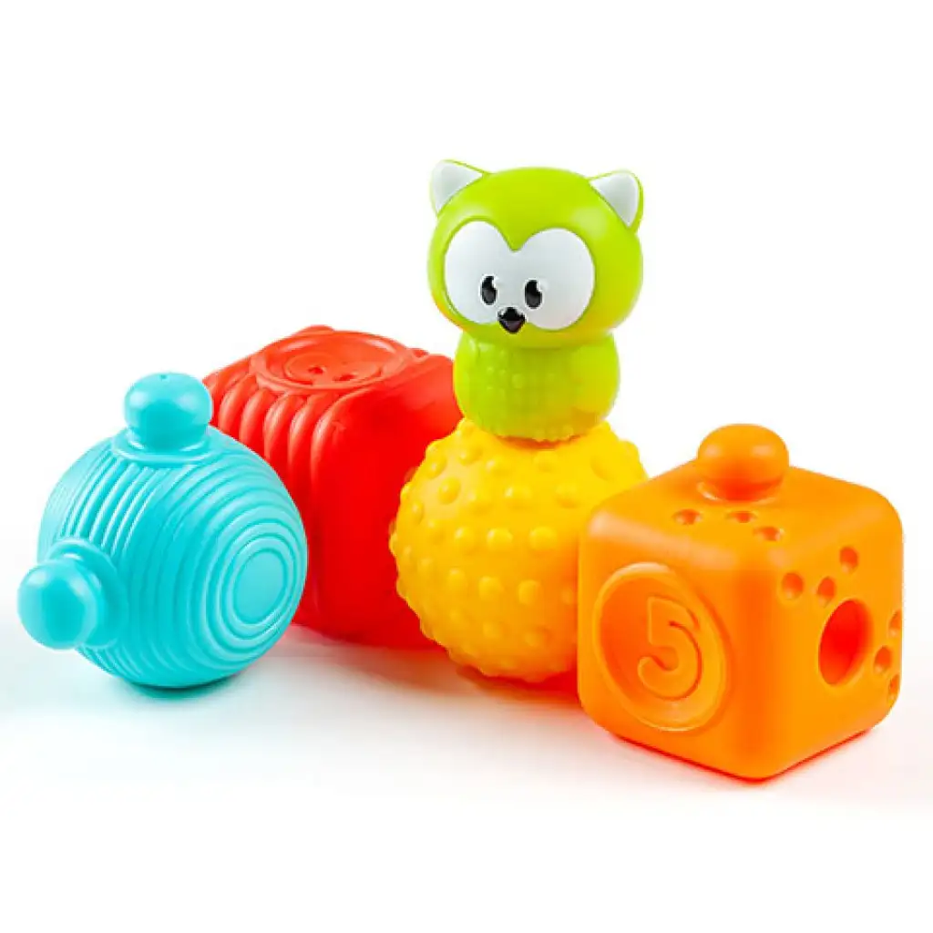Molto: Play & Sense baba fejlesztő építőcsomag 5db-os szett kép 2