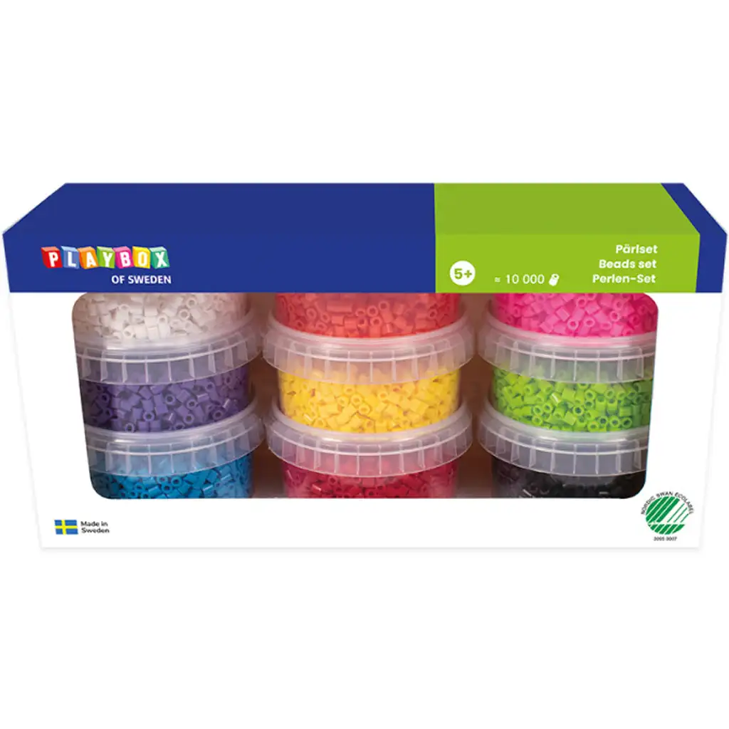 PlayBox: 5mm-es MIDI vasalható gyöngy 9 színben 10000db kép 1