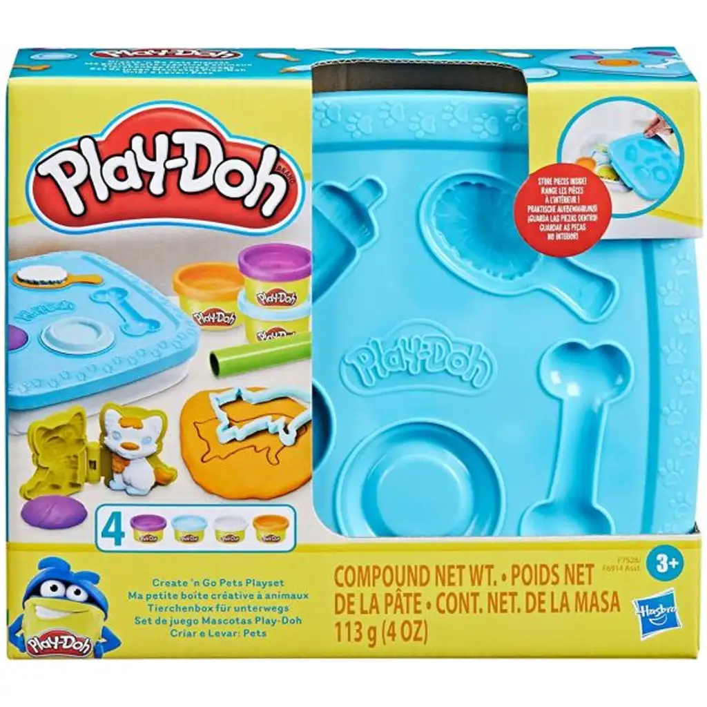 Play-Doh: Create 'n Go állatos gyurmaszett - Hasbro kép 1