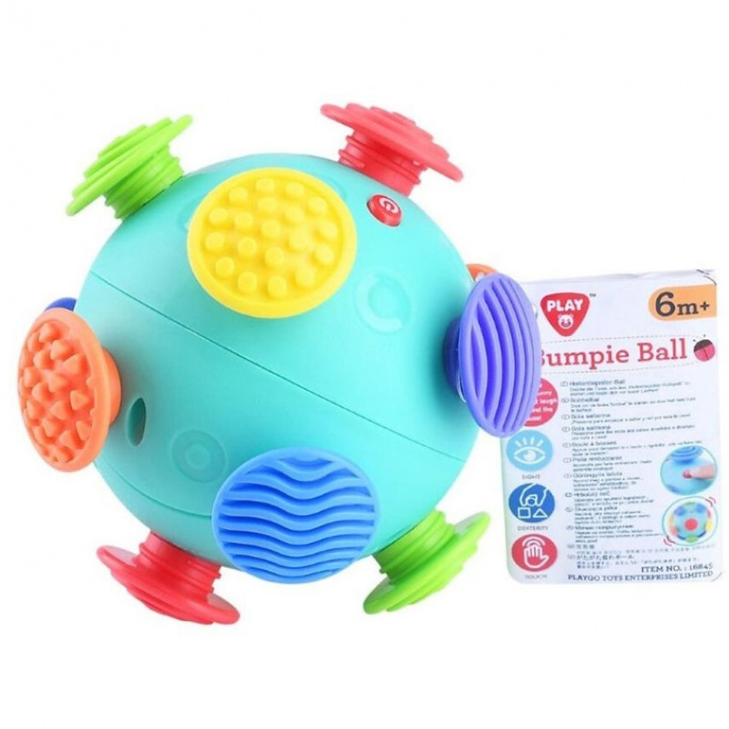 Playgo: Ugri-bugri tapintásfejlesztő labda kép 1