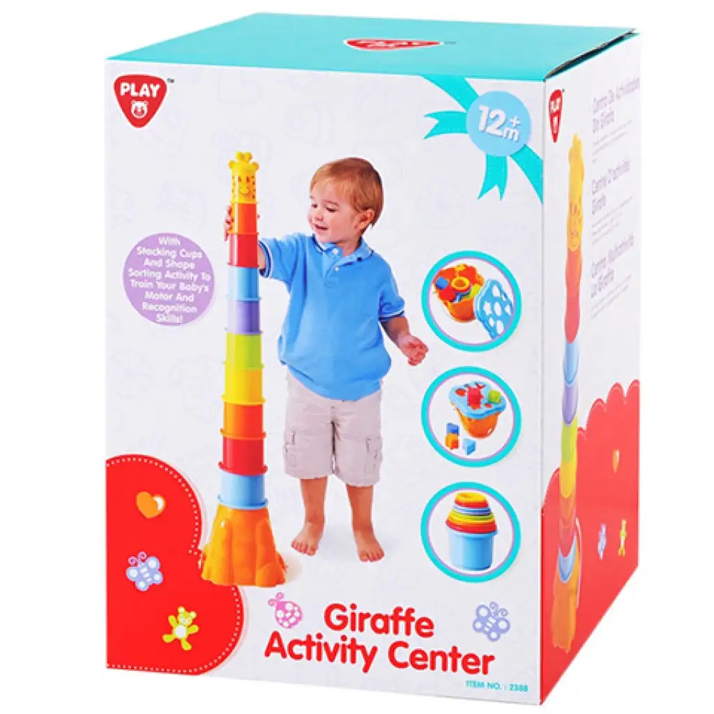 Playgo: Zsiráfos aktív center bébijáték kép 1