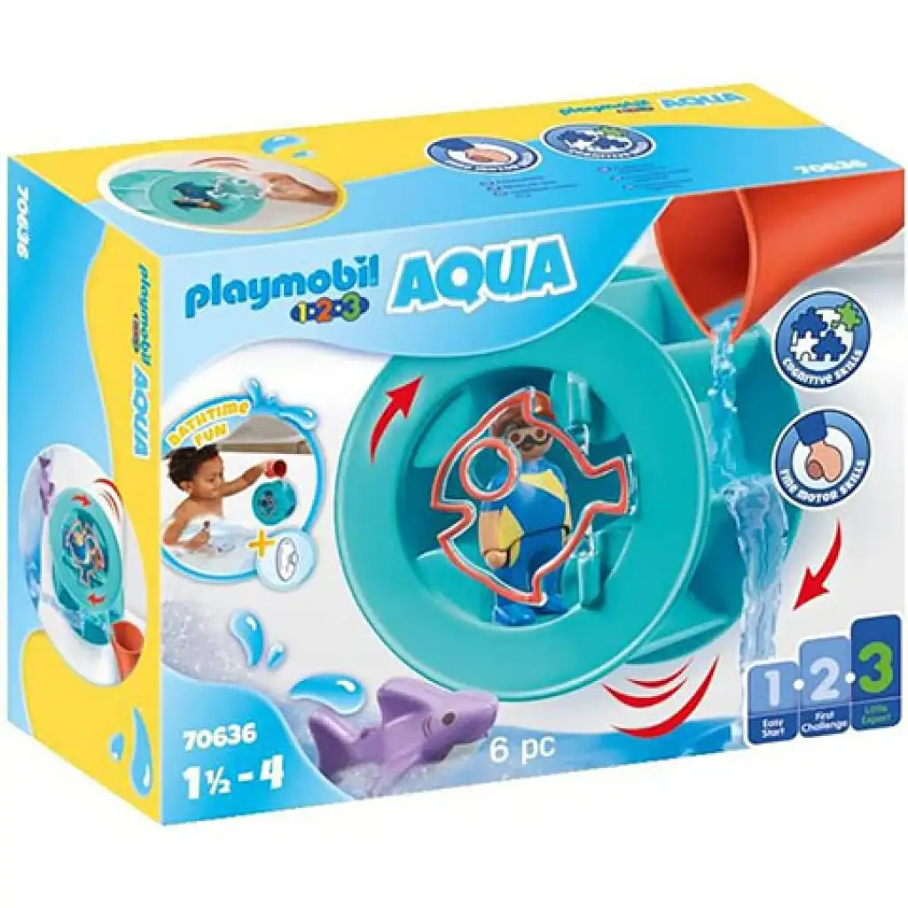 Playmobil: 1-2-3 Vízikerék bébicápával (70636) kép 1