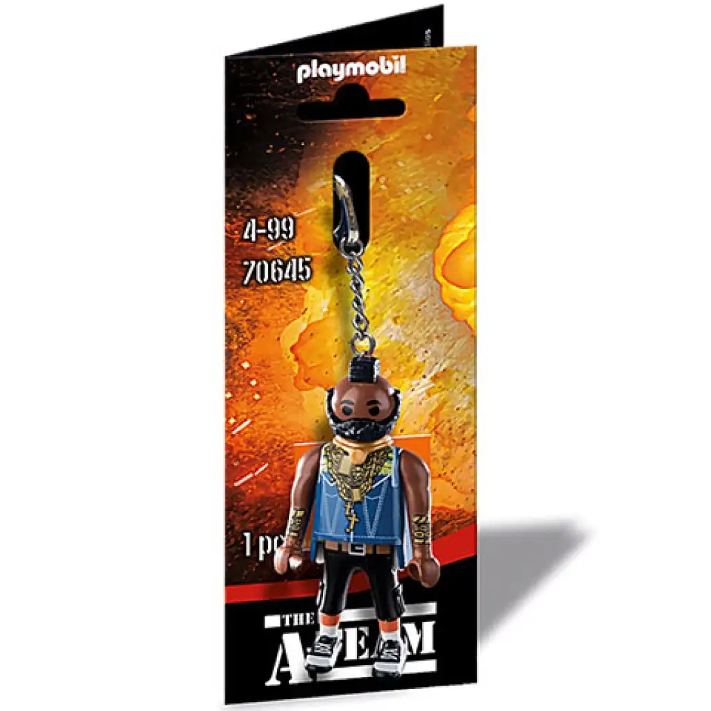 Playmobil: A-Team - B.A. figura kulcstartó (70645) kép 1