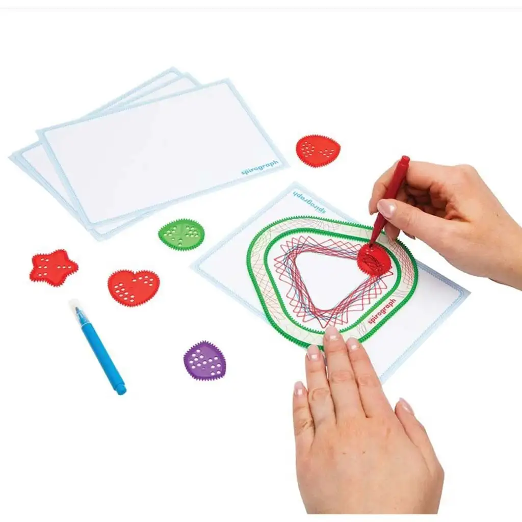 Spirograph: FUN Shapes Spirográf  - Szórakoztató formák 10db-os kreatív szett kép 3