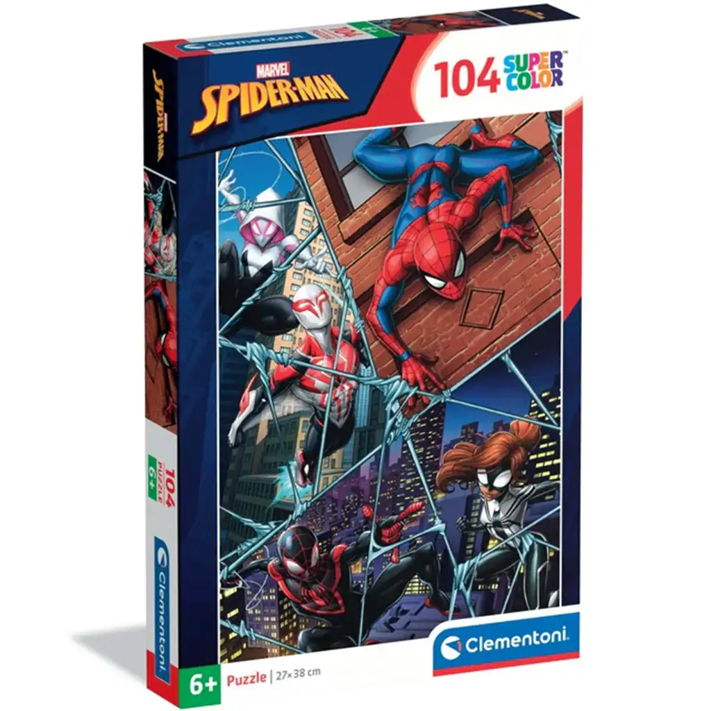 Pókember a multiverzum hősei 104db-os supercolor puzzle - Clementoni kép 1