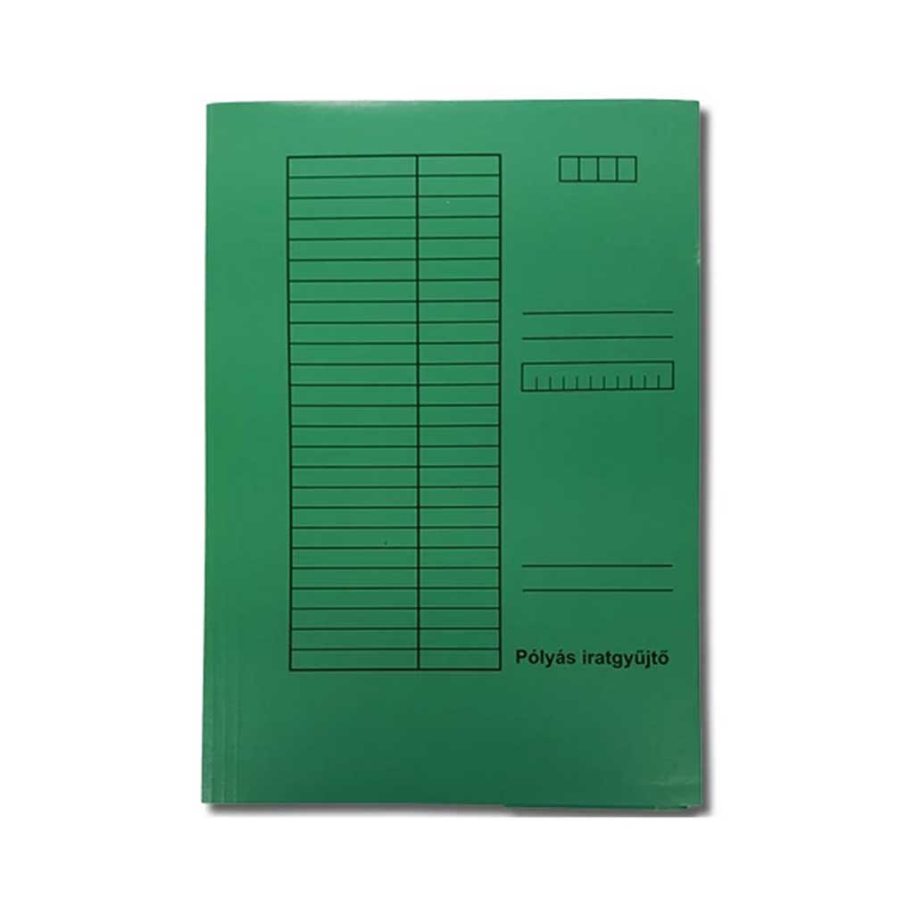 Zöld pólyás dosszié A/4 230g kép 1
