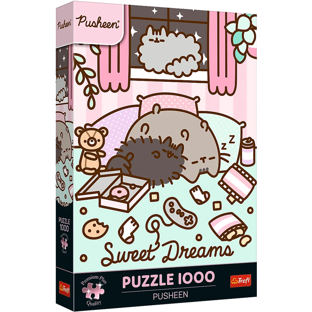 Pusheen édes álmok 1000db-os Prémium plus quality puzzle - Trefl kép 1