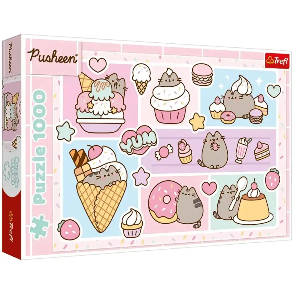 Édes Pusheen 1000db-os puzzle - Trefl kép 1