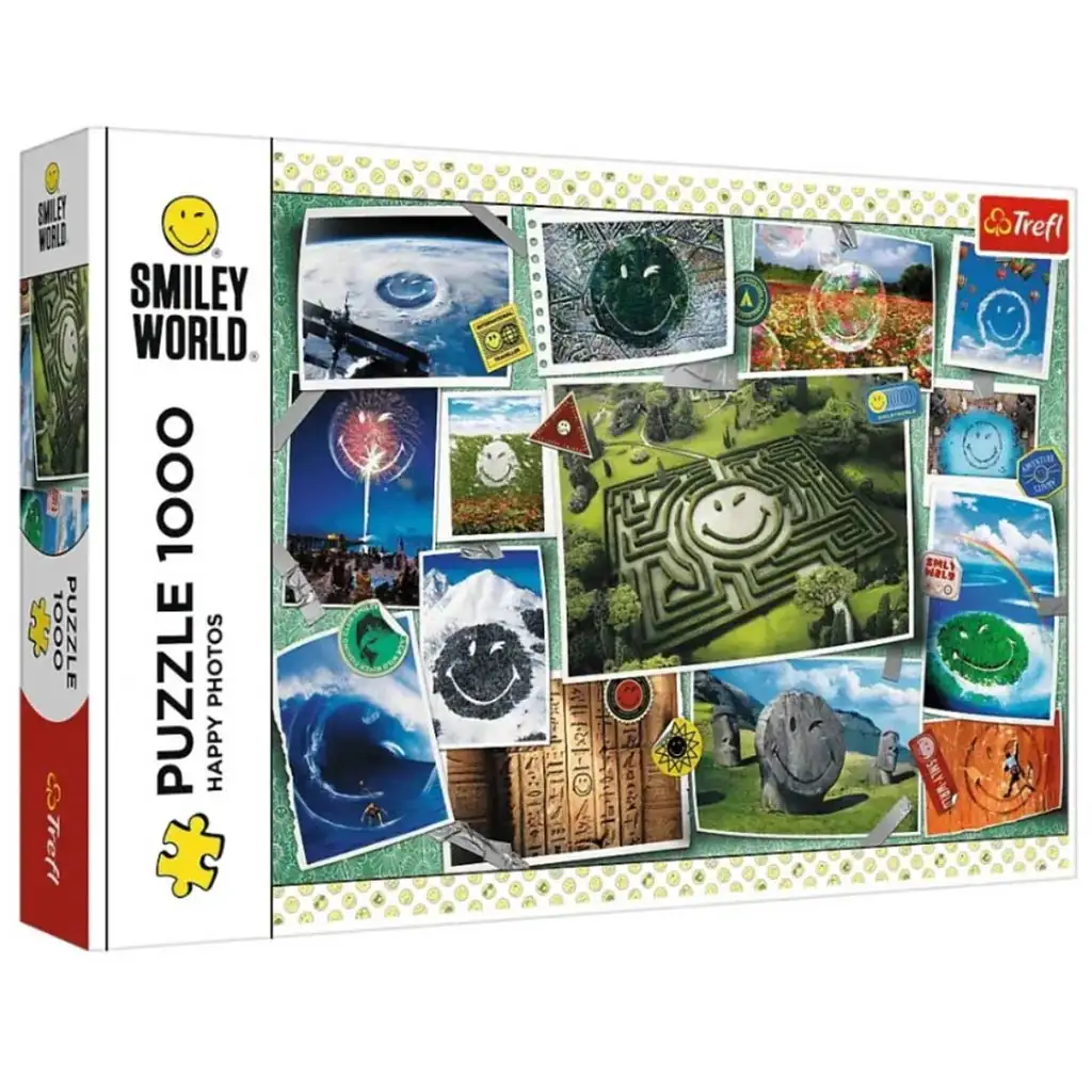Smiley World Mosolyogj mindenhol a Földön 1000db-os puzzle - Trefl kép 1