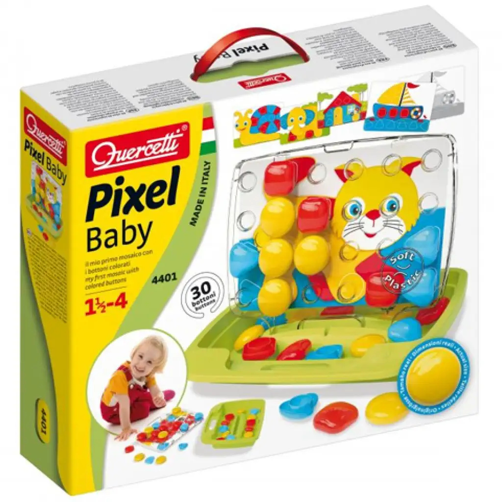 Quercetti: Pixel Baby óriás pötyikészlet kép 1
