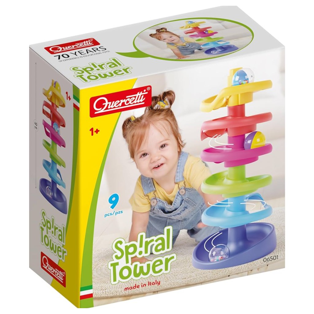 Quercetti: Spiral Tower golyópálya készlet 9db-os kép 1