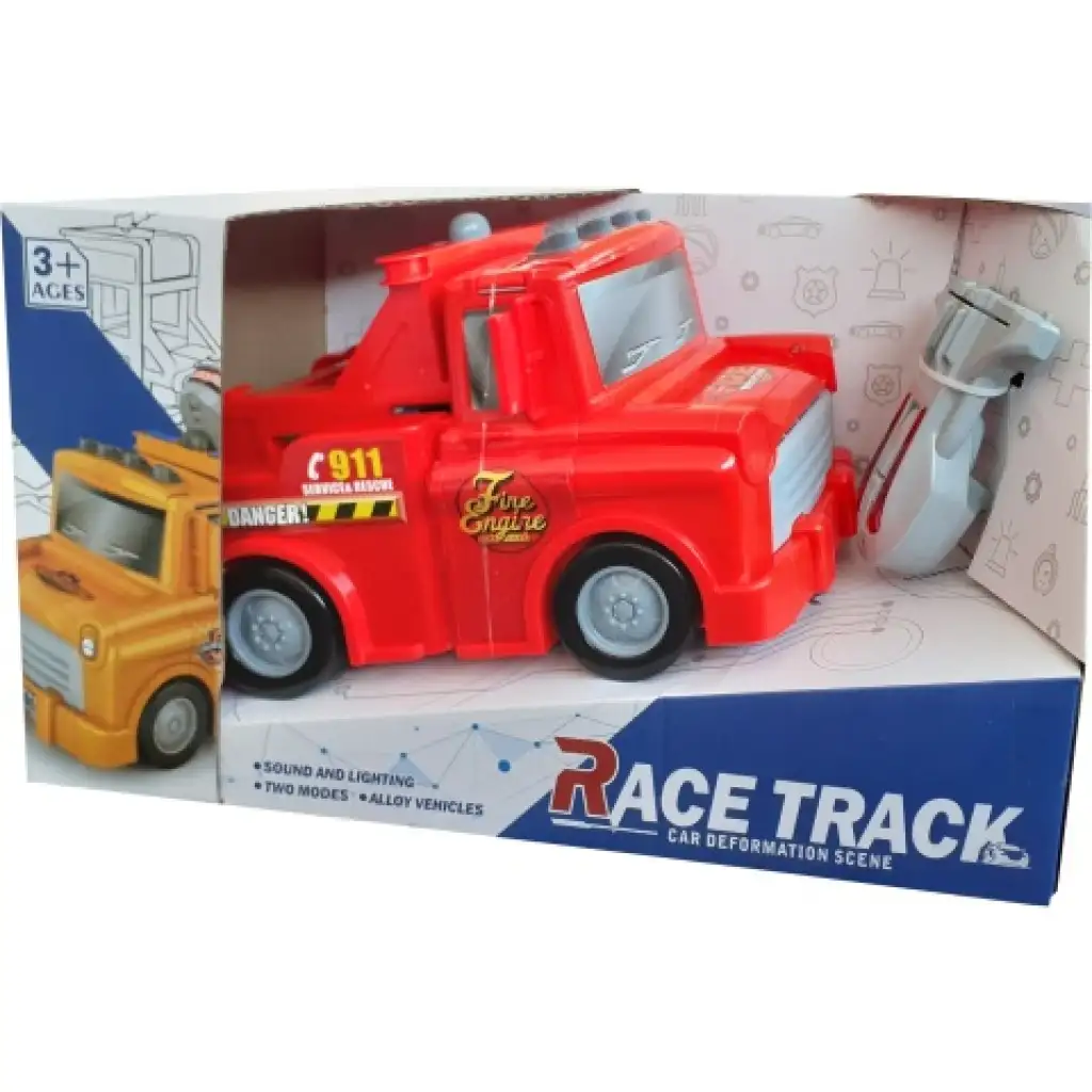 Race Truck átalakuló parkolóház fénnyel és hanggal kép 4