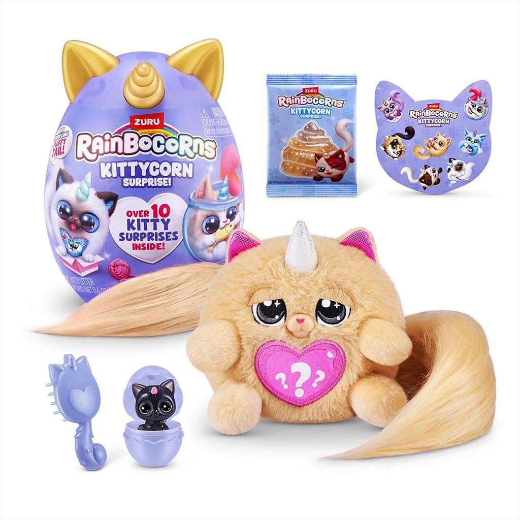 Rainbocorns: Pocket Kittycorn meglepetés cica plüssfigura többféle változatban 1db kép 9