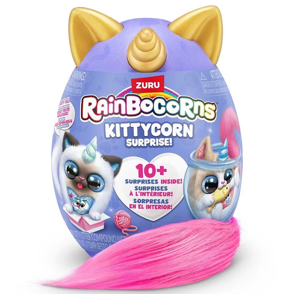 Rainbocorns: Pocket Kittycorn meglepetés cica plüssfigura többféle változatban 1db kép 1