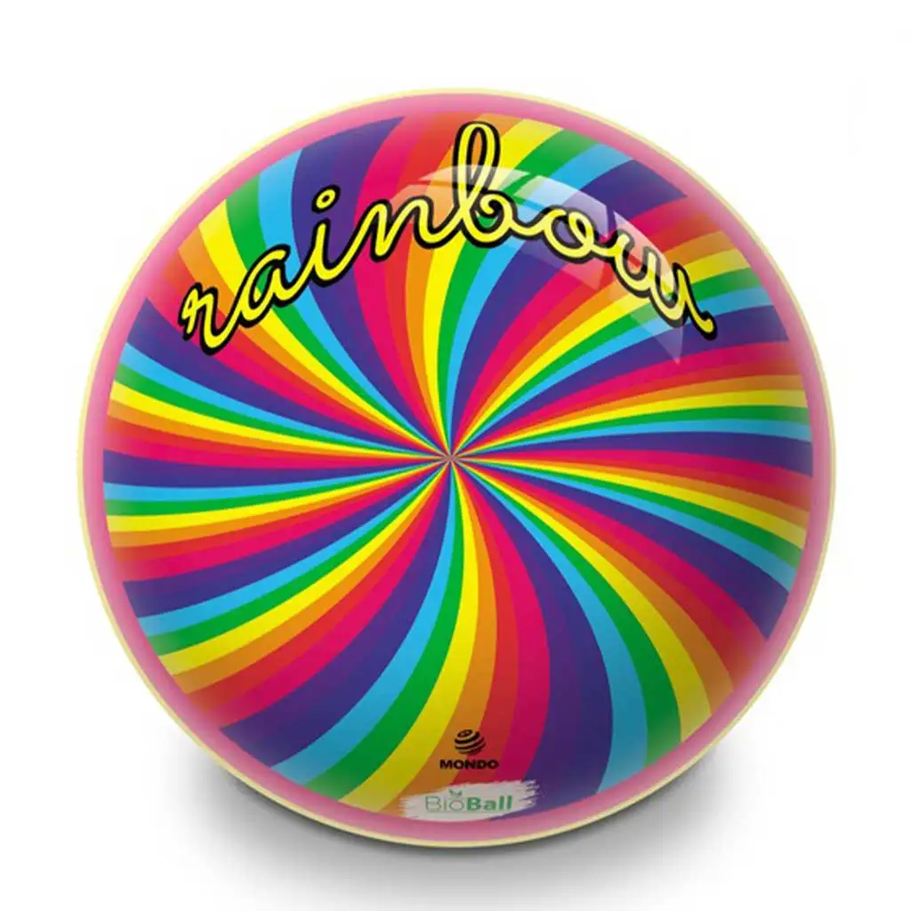 Rainbow Bioball gumilabda 23cm - Mondo Toys kép 1