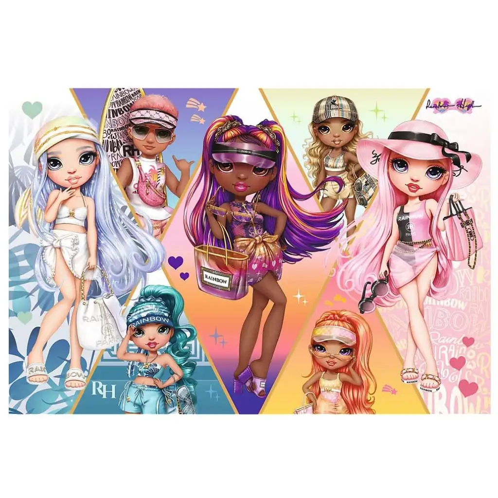 Rainbow High barátnők 160db-os puzzle - Trefl kép 2