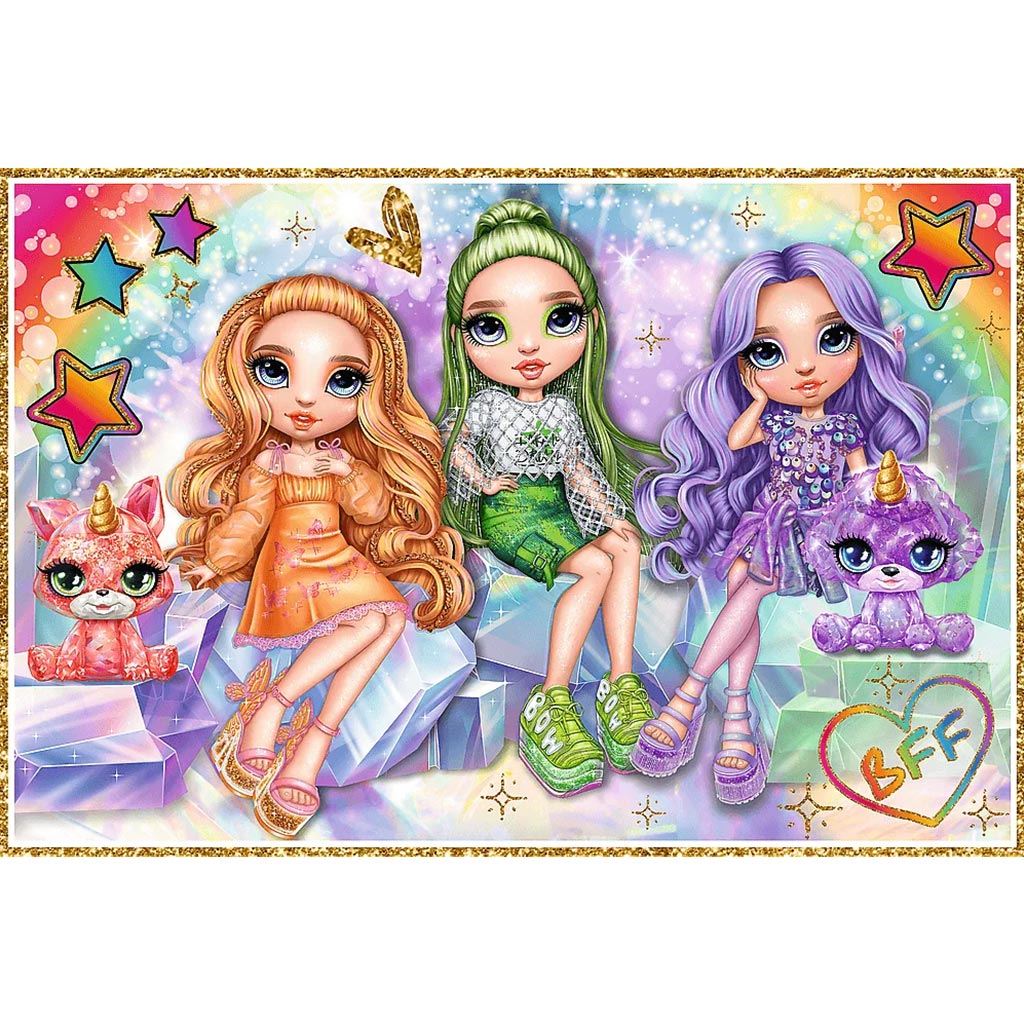 Rainbow High legjobb barátnők 2x200db-os puzzle - Trefl kép 2