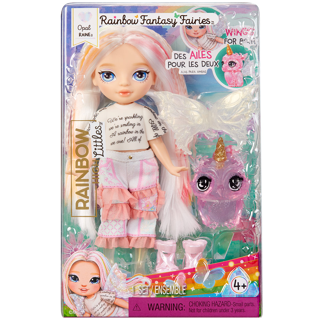 Rainbow High Littles szivárvány tündér Opal Raine baba kép 1