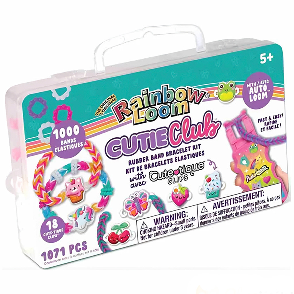 Rainbow Loom: Auto Loom – Cute-Tique gumikarkötő készítő szett kép 1