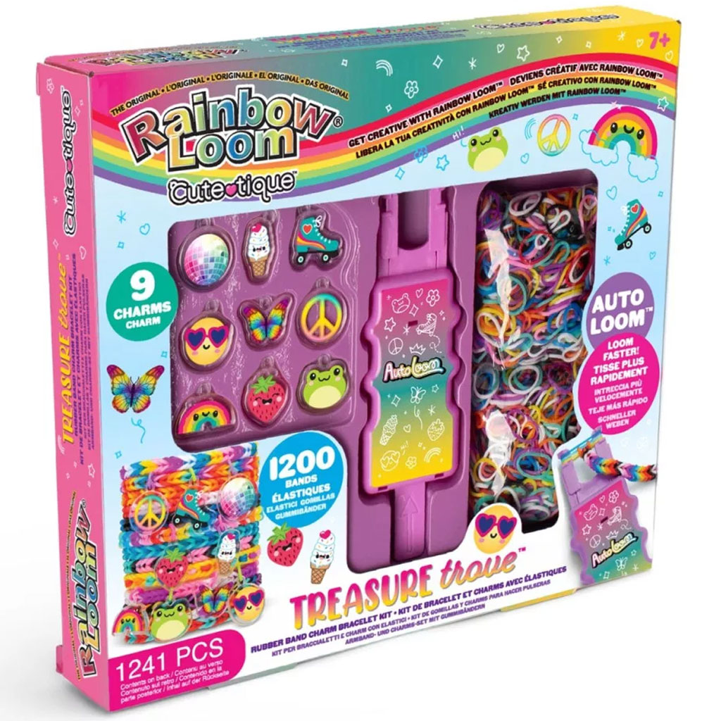 Rainbow Loom: Cute-Tique kincsesbánya gumikarkötő készítő szett kép 1