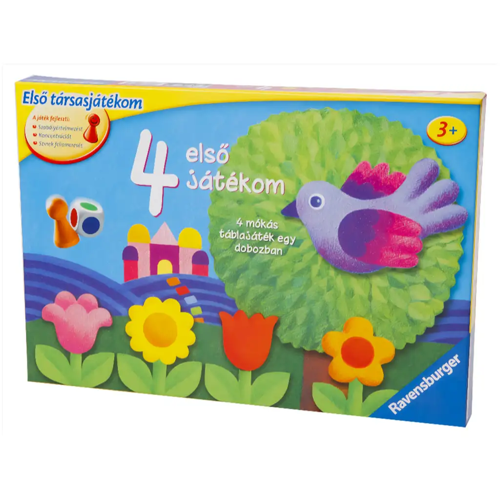 4 első játékom társasjáték gyűjtemény - Ravensburger kép 1