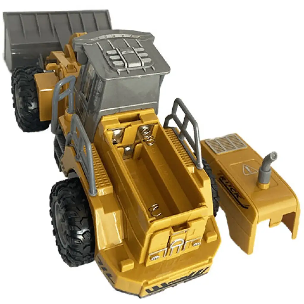 RC Távirányítós buldózer munkagép fényeffektekkel 1/30-as méretarányban 24cm kép 3
