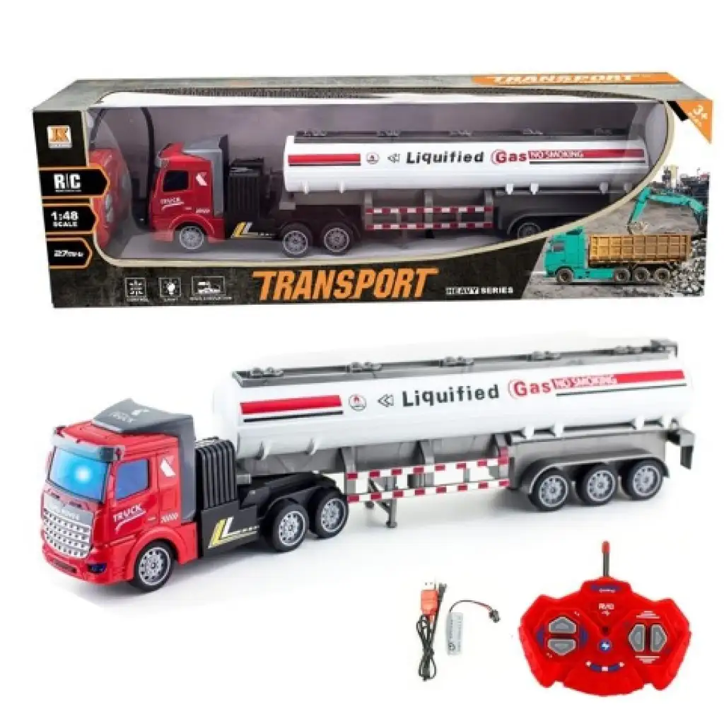 RC Távirányítós üzemanyagszállító kamion 1/48 27mHz kép 1